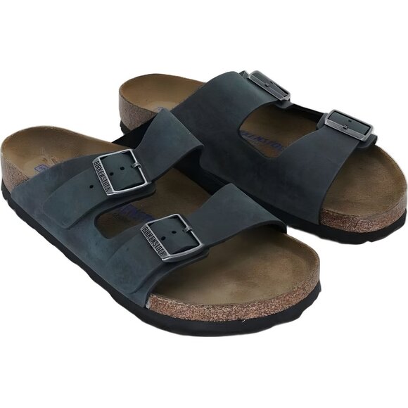 Birkenstock Arizona Black Womens Sandals Size 10 Wide US New 41 EU - Picture 4 of 6